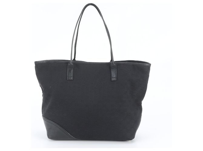 Borsa Tote Gucci GG Canvas New Brit in pelle - vista 3