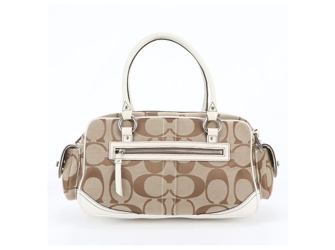Coach Signature Turnlock 6232 Schultertasche aus Leder - Ansicht 3