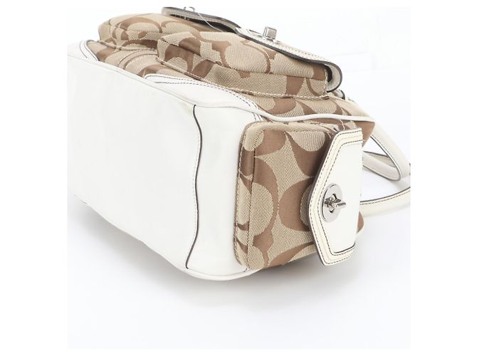 Coach Signature Turnlock 6232 Schultertasche aus Leder - Ansicht 4