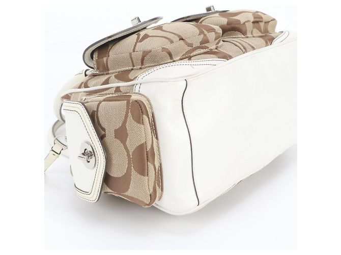 Coach Signature Turnlock 6232 Schultertasche aus Leder - Ansicht 5