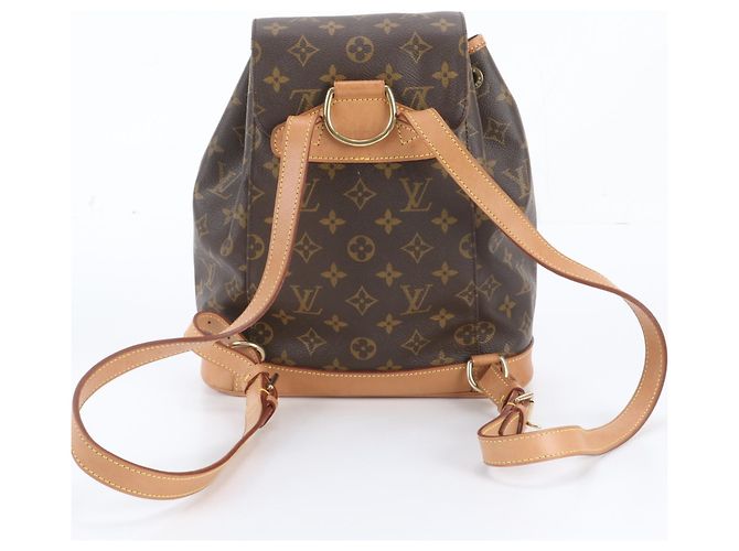 Zaino Louis Vuitton Monogram Montsouris MM in pelle - vista 2