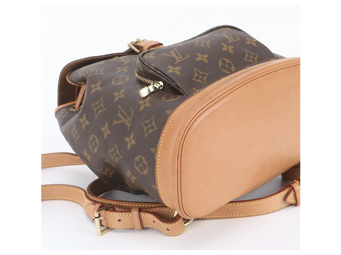 Zaino Louis Vuitton Monogram Montsouris MM in pelle - vista 6