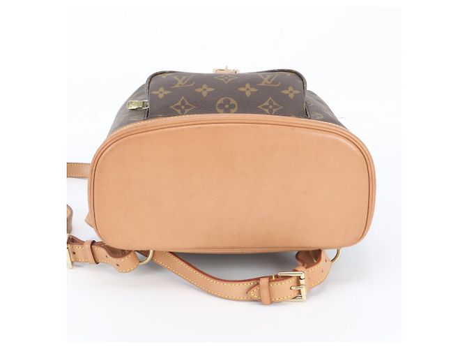 Zaino Louis Vuitton Monogram Montsouris MM in pelle - vista 7
