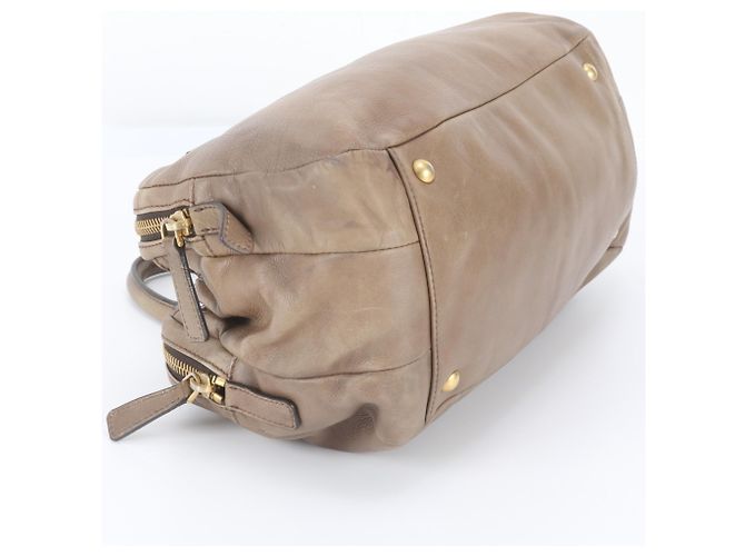 Bolso de mano de piel Miu Miu - Mini Boston Bag - vista 5