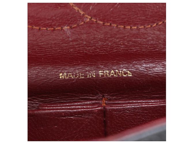 Chanel Matelassé Double Flap Schultertasche aus Lammleder - Ansicht 10