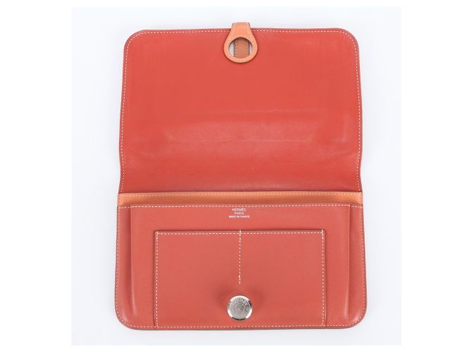 Hermès Hermes Dogon GM Duo Leather Long Wallet - view 7