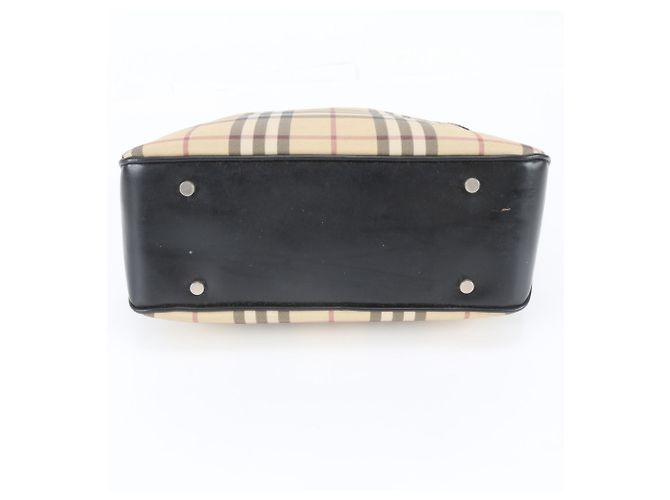 Saco Tote em couro Burberry Nova Check - vista 6