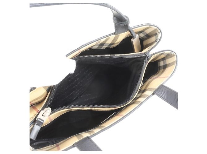 Saco Tote em couro Burberry Nova Check - vista 7