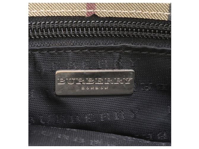 Saco Tote em couro Burberry Nova Check - vista 8