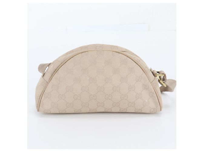 Borsa a tracolla Gucci in tela GG e pelle - vista 3