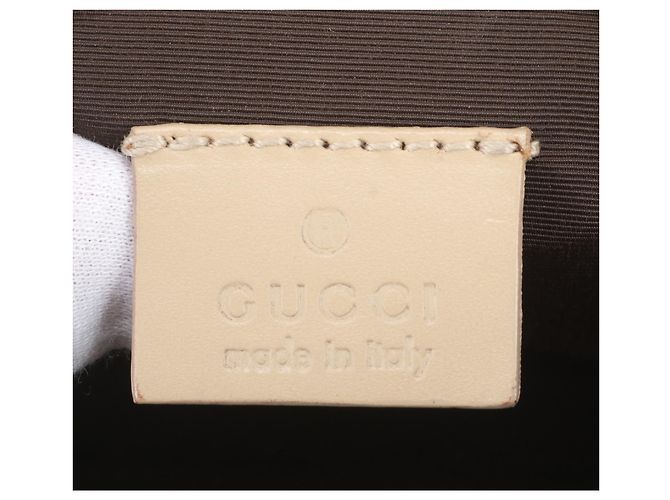 Borsa a tracolla Gucci in tela GG e pelle - vista 8