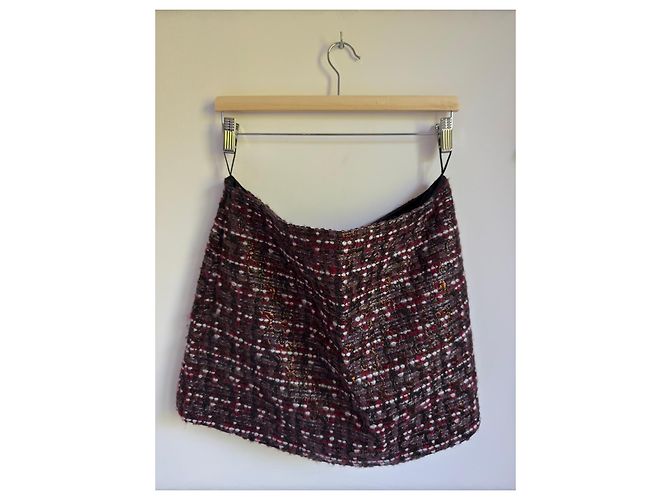 Prada Tweed Mini Skirt - view 2
