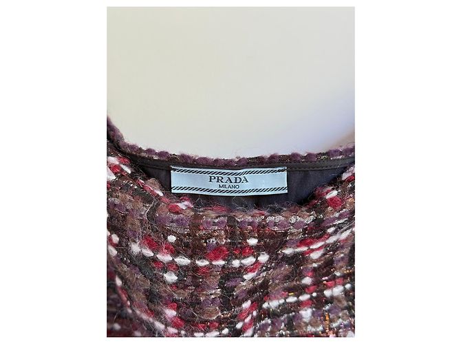 Prada Tweed Mini Skirt - view 3