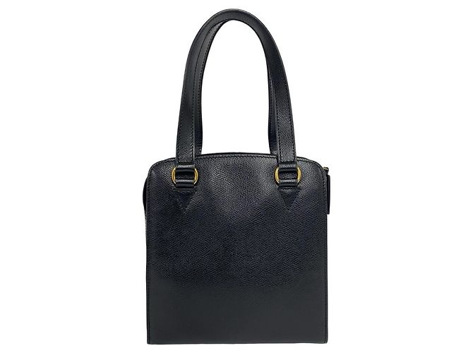 Céline Celine Mini Tote Bag aus Leder mit Vintage-Logo Gravur auf der Hardware - Ansicht 3