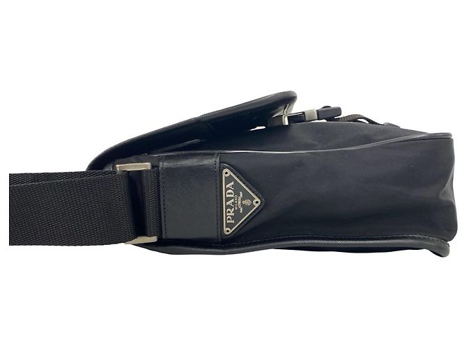 Bolso Prada de nylon Tessuto y piel Saffiano con logo triángulo - vista 5
