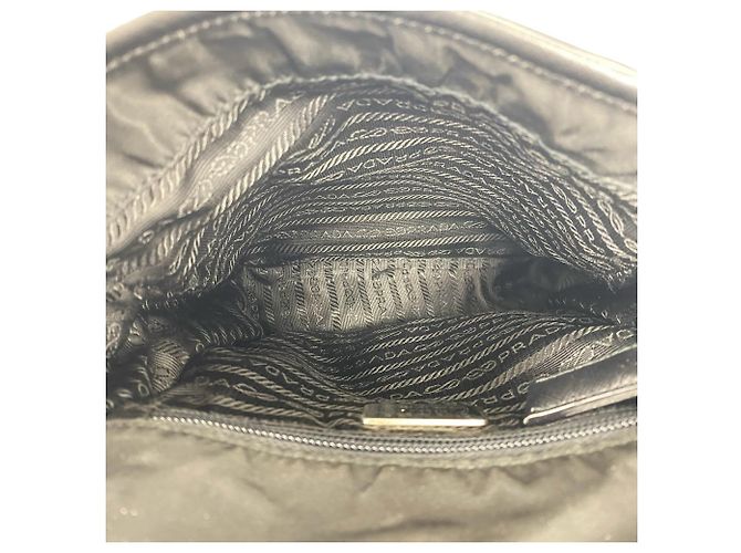 Bolso Prada de nylon Tessuto y piel Saffiano con logo triángulo - vista 9