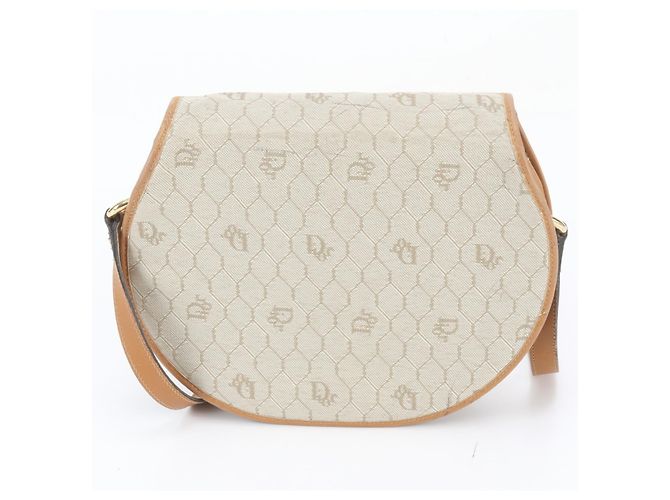 Borsa a tracolla Christian Dior in pelle honeycomb - vista 3