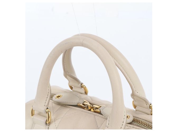 Borsa a tracolla 2-Way Christian Dior Cannage Groove 20 in pelle - vista 2