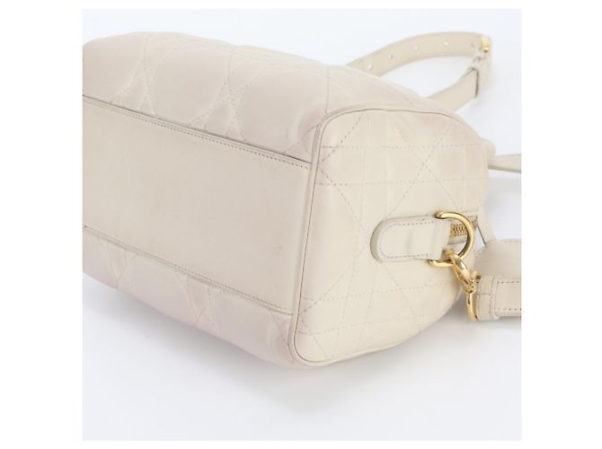 Borsa a tracolla 2-Way Christian Dior Cannage Groove 20 in pelle - vista 5