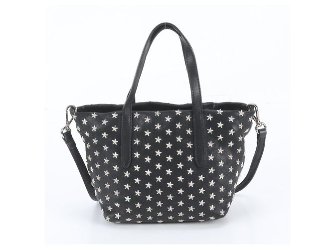 Borsa in pelle Mini Sarah Star Studded Jimmy Choo - vista 4