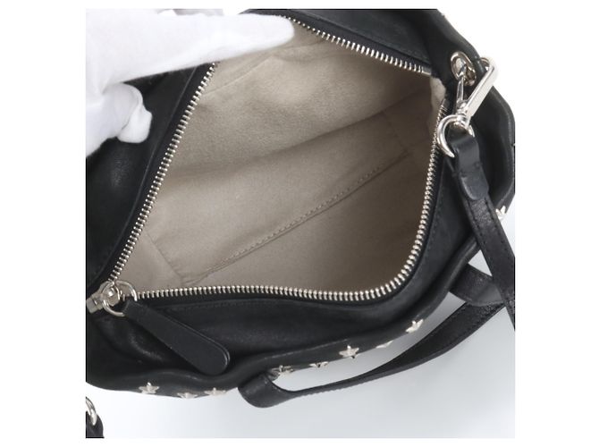 Borsa in pelle Mini Sarah Star Studded Jimmy Choo - vista 9