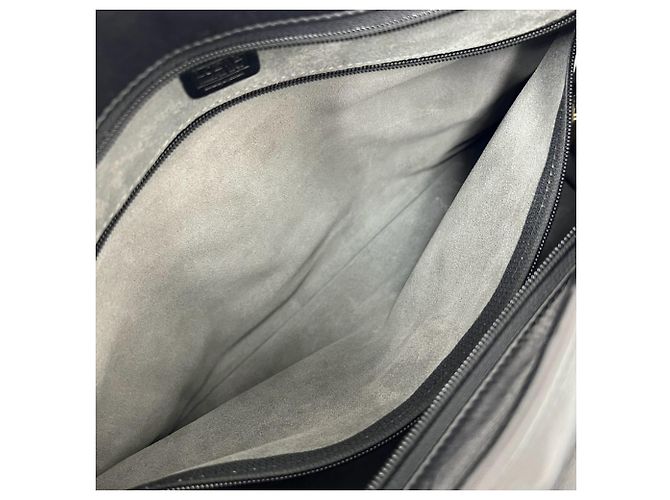 Loewe Vintage Amazona Handtasche aus schwarzem Leder - Ansicht 10