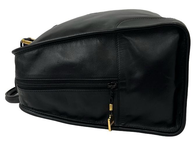 Loewe Vintage Amazona Handtasche aus schwarzem Leder - Ansicht 5
