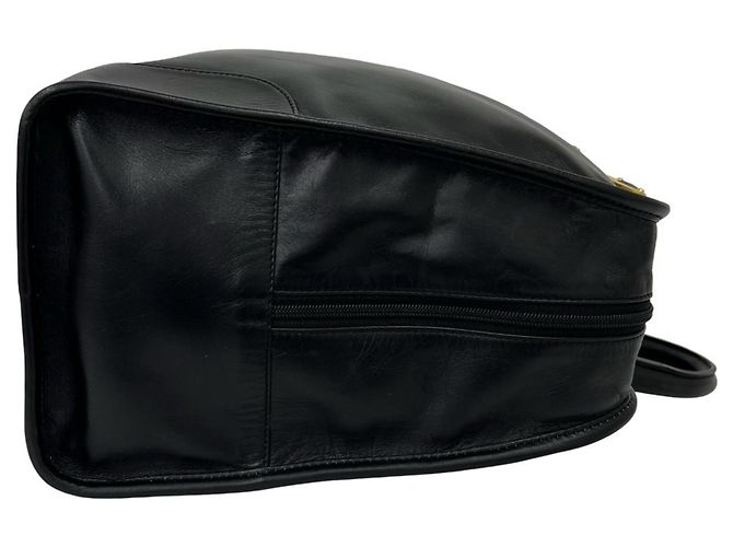 Loewe Vintage Amazona Handtasche aus schwarzem Leder - Ansicht 6
