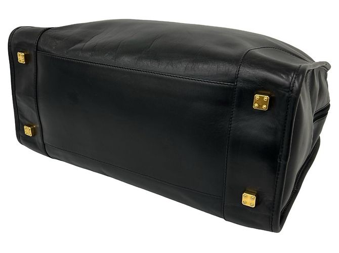 Loewe Vintage Amazona Handtasche aus schwarzem Leder - Ansicht 8
