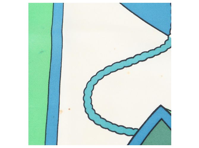 Hermès Pañuelo de seda Hermes Carre 90 THALASSA - vista 10