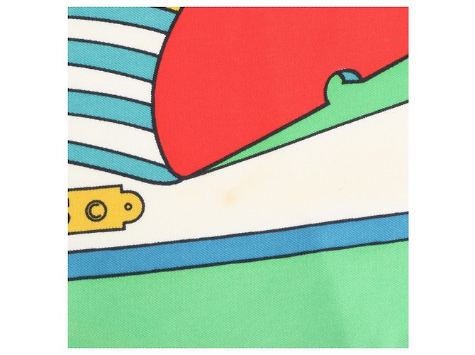 Hermès Pañuelo de seda Hermes Carre 90 THALASSA - vista 12