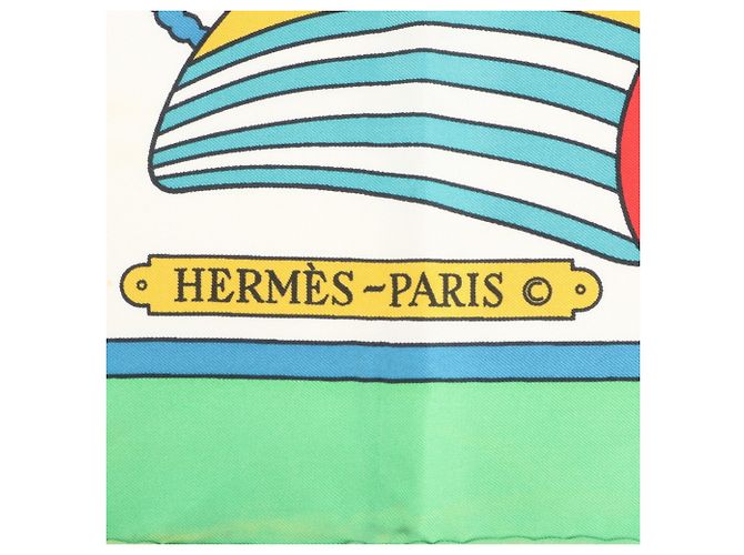 Hermès Pañuelo de seda Hermes Carre 90 THALASSA - vista 15