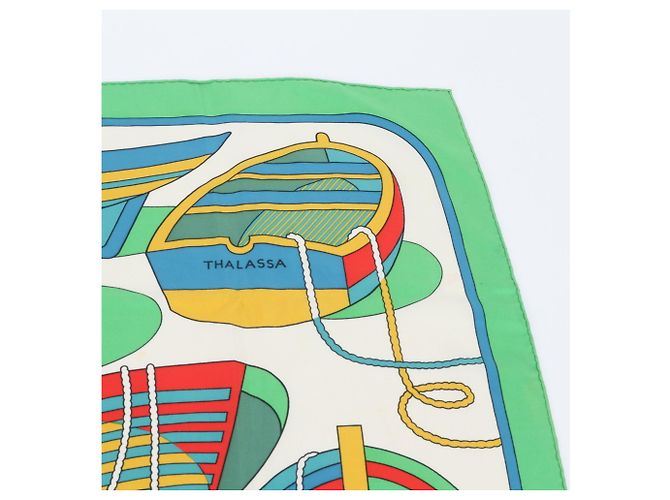 Hermès Pañuelo de seda Hermes Carre 90 THALASSA - vista 3