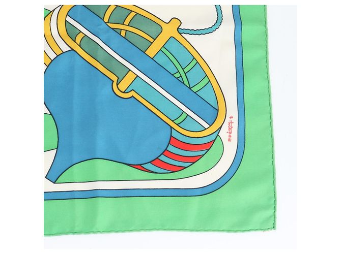 Hermès Pañuelo de seda Hermes Carre 90 THALASSA - vista 5