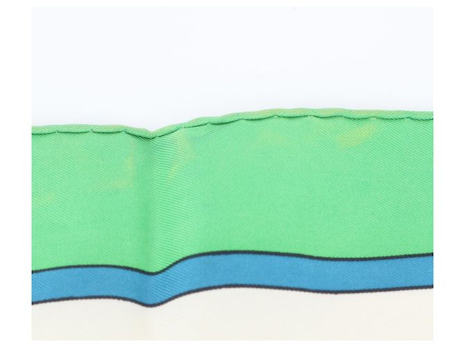 Hermès Pañuelo de seda Hermes Carre 90 THALASSA - vista 9