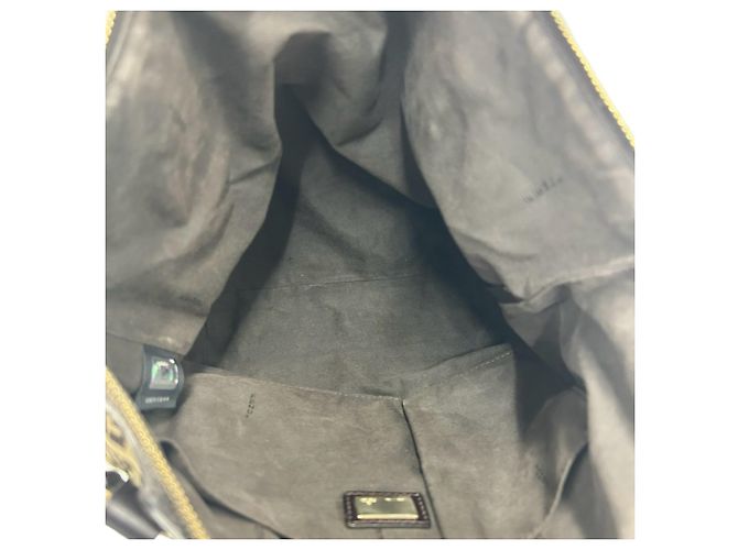 Fendi Shopper-Tasche aus Canvas und Leder mit Zucchino FF-Muster - Ansicht 9