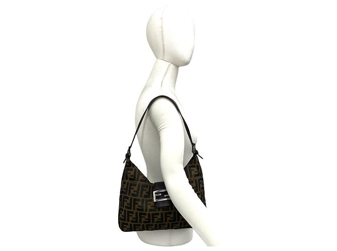 Fendi Vintage Zucca FF Pattern Schultertasche - Ansicht 2