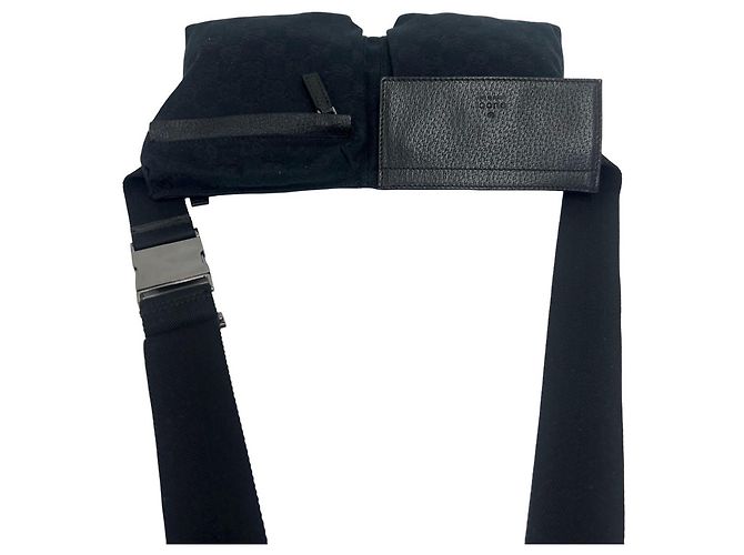 Borsa a tracolla Gucci in tela e pelle - vista 4
