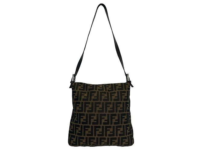 Fendi Vintage Zucca FF Muster Schultertasche - Ansicht 3