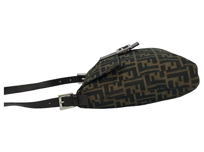 Fendi Vintage Zucca FF Muster Schultertasche - Ansicht 5