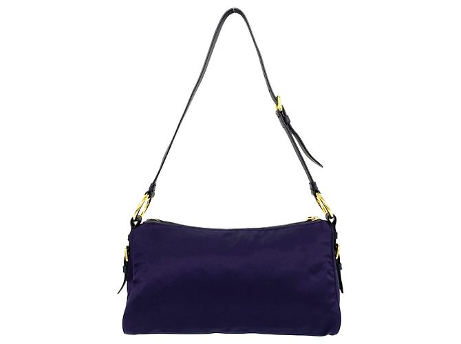 Sac à épaule Prada violet - vue 3