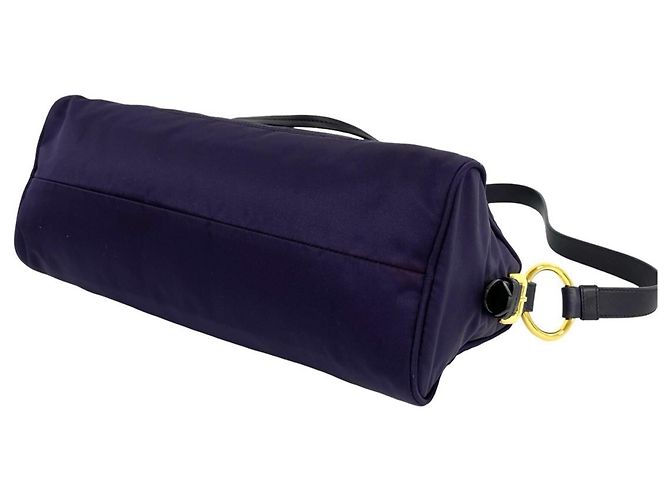 Sac à épaule Prada violet - vue 8