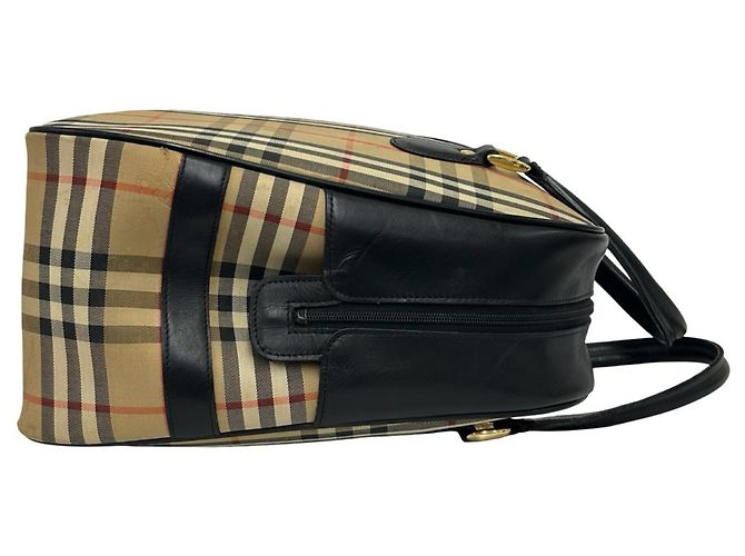Bolsa Burberry Nova Check em lona e couro - vista 6