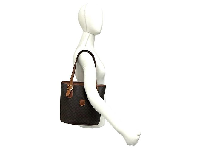 Céline CELINE Vintage Macadam Blazon Pattern Triomphe Tote Bag - Ansicht 2