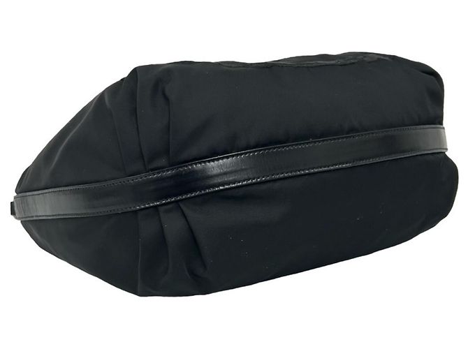 Tote Sac cabas épaule Prada en nylon et cuir - vue 7