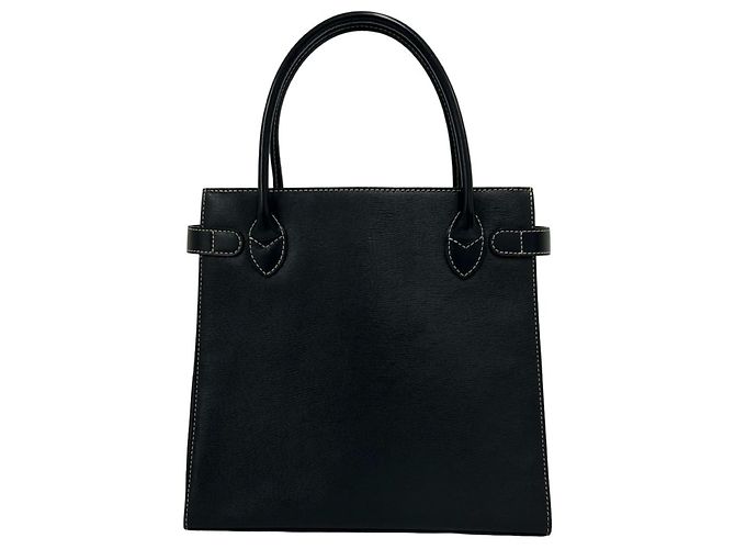 Burberry Nova Check Lederhandtasche mit Logo-Plakette - Ansicht 3