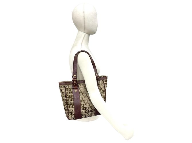 FENDI Vintage Zucchino FF Muster Tote Bag - Ansicht 2