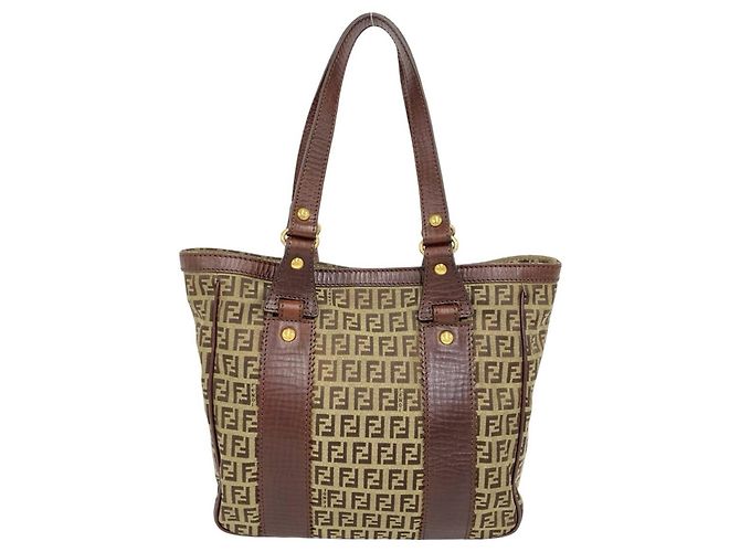 FENDI Vintage Zucchino FF Muster Tote Bag - Ansicht 3