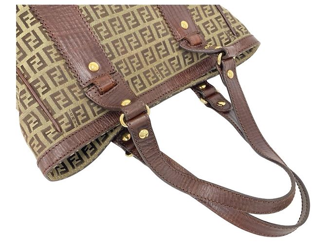FENDI Vintage Zucchino FF Muster Tote Bag - Ansicht 4