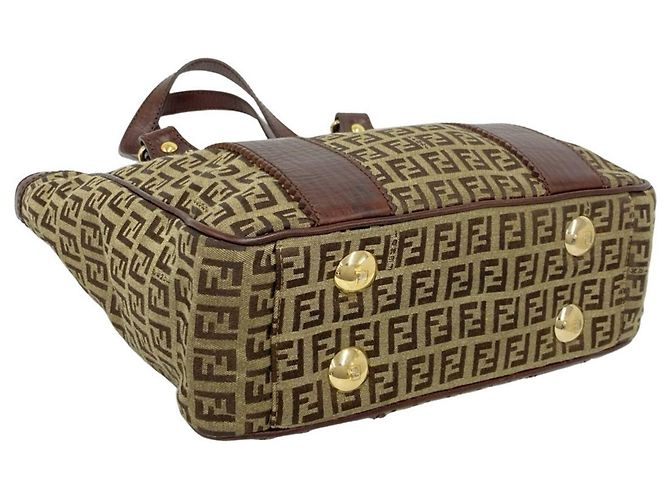 FENDI Vintage Zucchino FF Muster Tote Bag - Ansicht 7